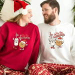 cute couple matching christmas sweaters