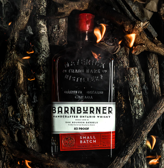 barnburner whiskey liquor cabinet