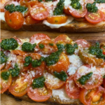 in the kitchen pizza toast